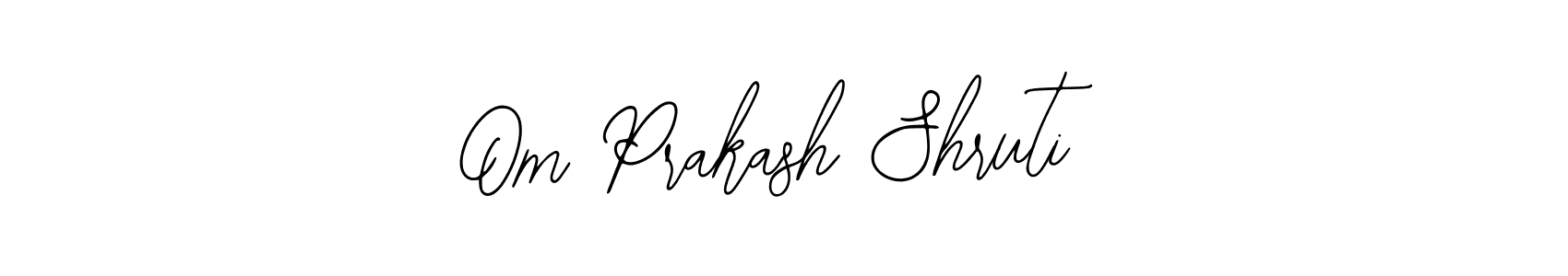 Bearetta-2O07w is a professional signature style that is perfect for those who want to add a touch of class to their signature. It is also a great choice for those who want to make their signature more unique. Get Om Prakash Shruti name to fancy signature for free. Om Prakash Shruti signature style 12 images and pictures png