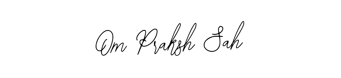 Also You can easily find your signature by using the search form. We will create Om Praksh Sah name handwritten signature images for you free of cost using Bearetta-2O07w sign style. Om Praksh Sah signature style 12 images and pictures png