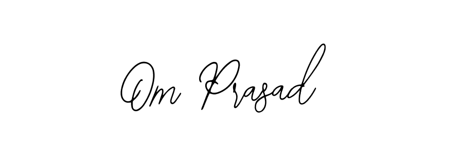 You should practise on your own different ways (Bearetta-2O07w) to write your name (Om Prasad) in signature. don't let someone else do it for you. Om Prasad signature style 12 images and pictures png