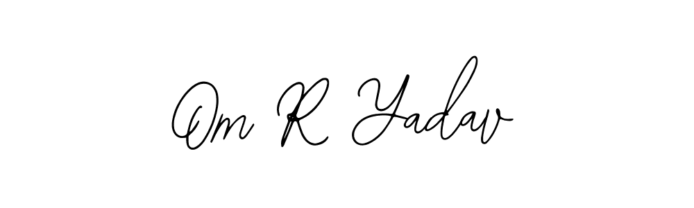 Make a beautiful signature design for name Om R Yadav. With this signature (Bearetta-2O07w) style, you can create a handwritten signature for free. Om R Yadav signature style 12 images and pictures png