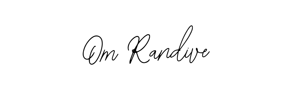 You should practise on your own different ways (Bearetta-2O07w) to write your name (Om Randive) in signature. don't let someone else do it for you. Om Randive signature style 12 images and pictures png