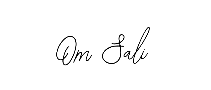 Make a beautiful signature design for name Om Sali. With this signature (Bearetta-2O07w) style, you can create a handwritten signature for free. Om Sali signature style 12 images and pictures png