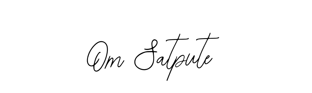 Also we have Om Satpute name is the best signature style. Create professional handwritten signature collection using Bearetta-2O07w autograph style. Om Satpute signature style 12 images and pictures png