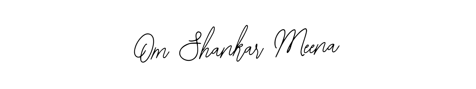 The best way (Bearetta-2O07w) to make a short signature is to pick only two or three words in your name. The name Om Shankar Meena include a total of six letters. For converting this name. Om Shankar Meena signature style 12 images and pictures png