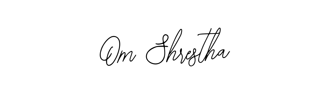 Om Shrestha stylish signature style. Best Handwritten Sign (Bearetta-2O07w) for my name. Handwritten Signature Collection Ideas for my name Om Shrestha. Om Shrestha signature style 12 images and pictures png