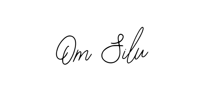 How to Draw Om Silu signature style? Bearetta-2O07w is a latest design signature styles for name Om Silu. Om Silu signature style 12 images and pictures png