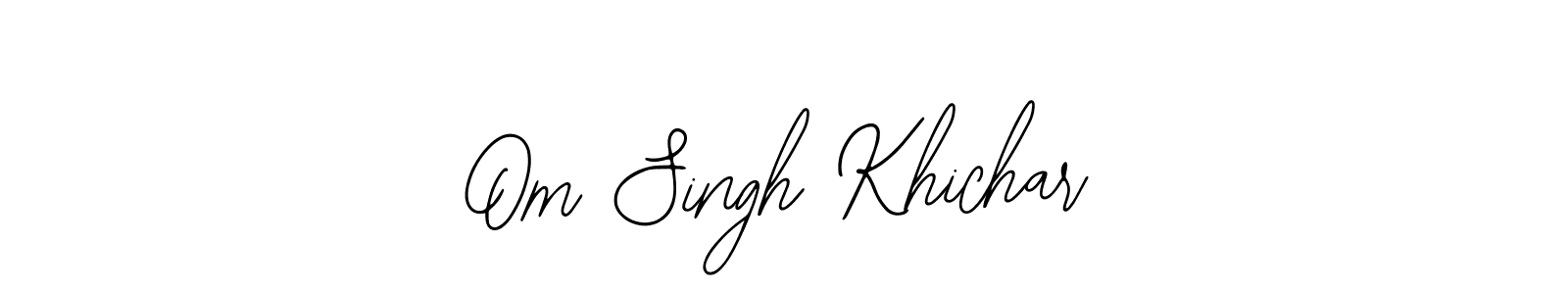 Make a beautiful signature design for name Om Singh Khichar. With this signature (Bearetta-2O07w) style, you can create a handwritten signature for free. Om Singh Khichar signature style 12 images and pictures png