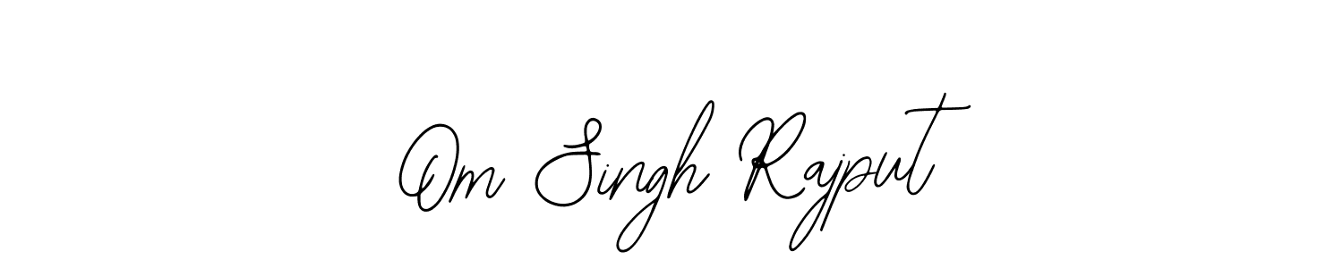 Similarly Bearetta-2O07w is the best handwritten signature design. Signature creator online .You can use it as an online autograph creator for name Om Singh Rajput. Om Singh Rajput signature style 12 images and pictures png