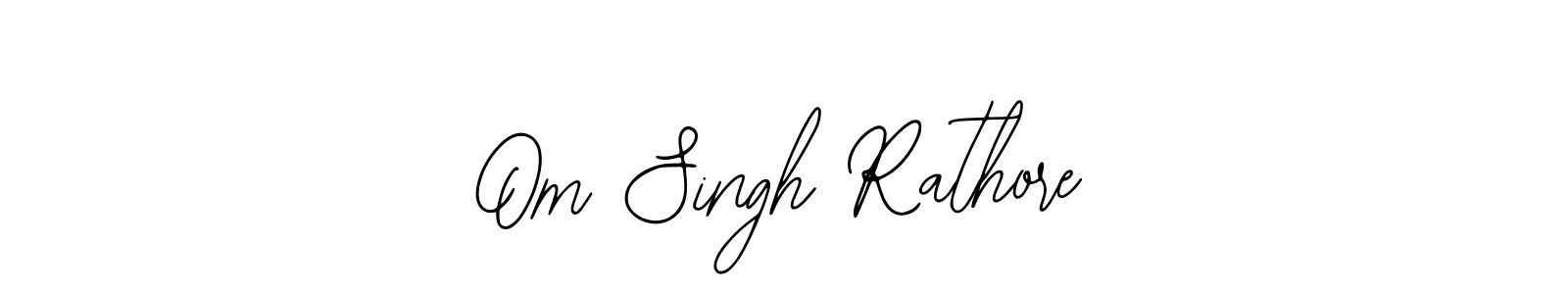 Design your own signature with our free online signature maker. With this signature software, you can create a handwritten (Bearetta-2O07w) signature for name Om Singh Rathore. Om Singh Rathore signature style 12 images and pictures png