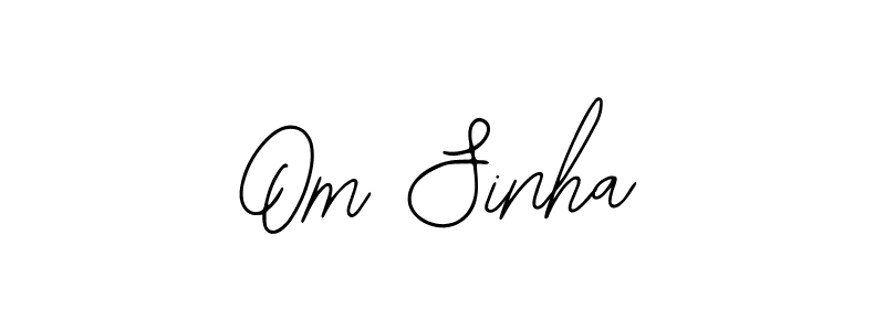 Also we have Om Sinha name is the best signature style. Create professional handwritten signature collection using Bearetta-2O07w autograph style. Om Sinha signature style 12 images and pictures png