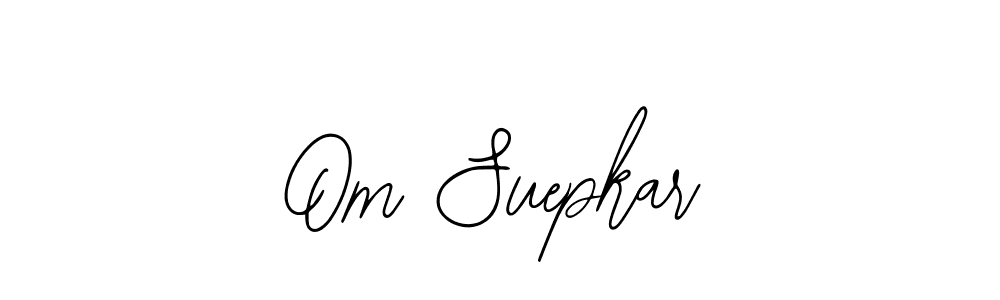 Design your own signature with our free online signature maker. With this signature software, you can create a handwritten (Bearetta-2O07w) signature for name Om Suepkar. Om Suepkar signature style 12 images and pictures png