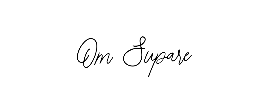 if you are searching for the best signature style for your name Om Supare. so please give up your signature search. here we have designed multiple signature styles  using Bearetta-2O07w. Om Supare signature style 12 images and pictures png