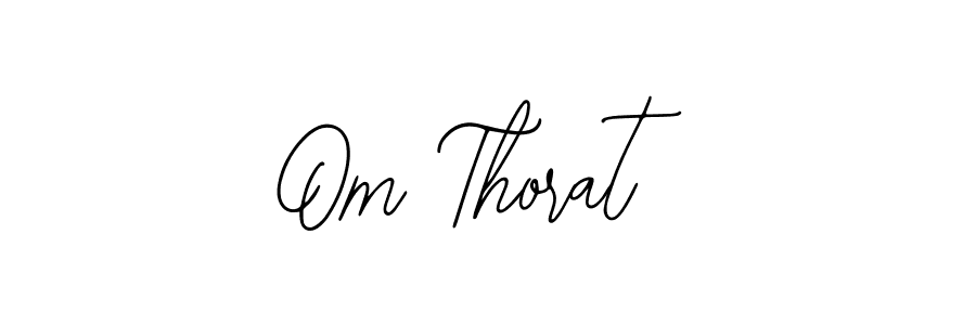 You should practise on your own different ways (Bearetta-2O07w) to write your name (Om Thorat) in signature. don't let someone else do it for you. Om Thorat signature style 12 images and pictures png