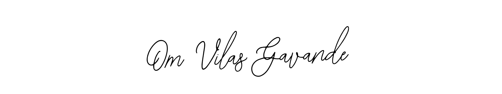 Also we have Om Vilas Gavande name is the best signature style. Create professional handwritten signature collection using Bearetta-2O07w autograph style. Om Vilas Gavande signature style 12 images and pictures png