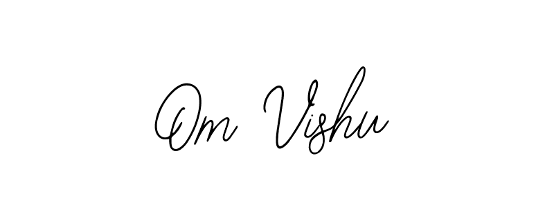 Similarly Bearetta-2O07w is the best handwritten signature design. Signature creator online .You can use it as an online autograph creator for name Om Vishu. Om Vishu signature style 12 images and pictures png