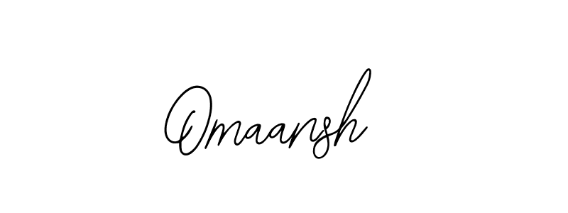 Also we have Omaansh  name is the best signature style. Create professional handwritten signature collection using Bearetta-2O07w autograph style. Omaansh  signature style 12 images and pictures png