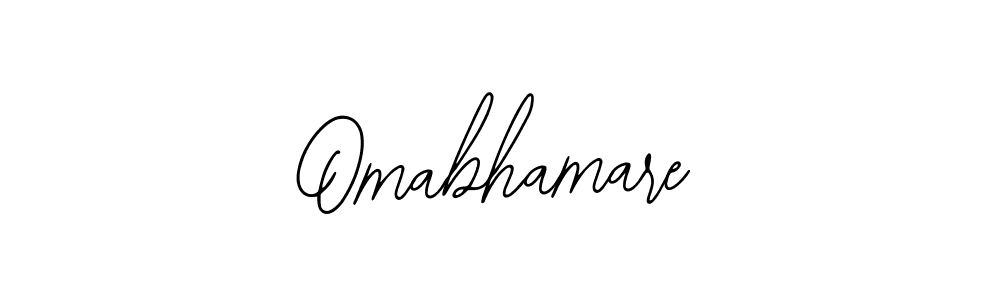 How to make Omabhamare signature? Bearetta-2O07w is a professional autograph style. Create handwritten signature for Omabhamare name. Omabhamare signature style 12 images and pictures png