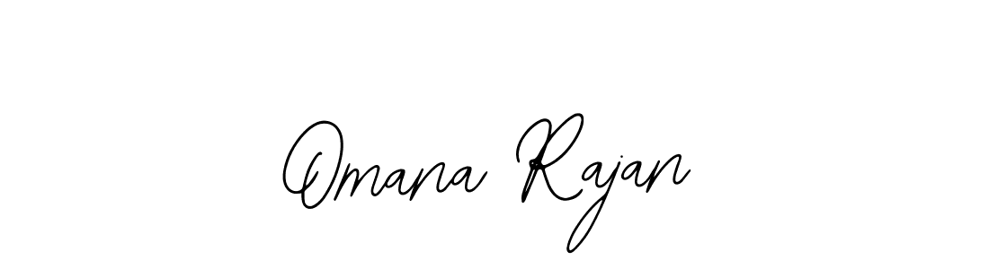 Make a beautiful signature design for name Omana Rajan. Use this online signature maker to create a handwritten signature for free. Omana Rajan signature style 12 images and pictures png