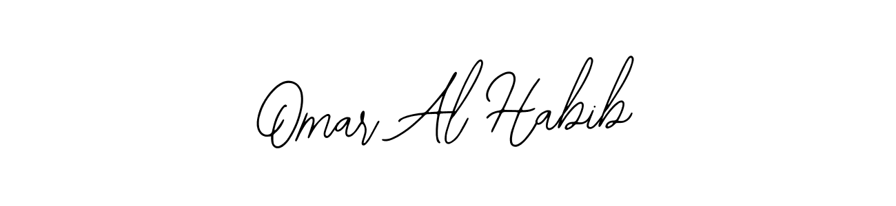 Also You can easily find your signature by using the search form. We will create Omar Al Habib name handwritten signature images for you free of cost using Bearetta-2O07w sign style. Omar Al Habib signature style 12 images and pictures png