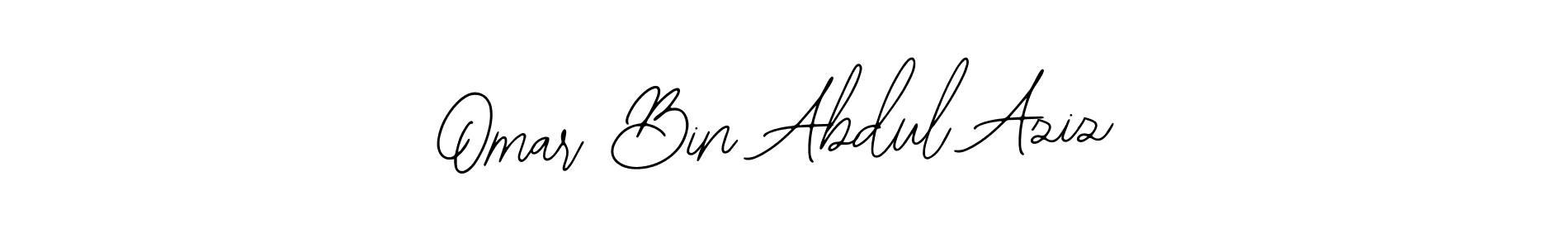 Make a beautiful signature design for name Omar Bin Abdul Aziz. Use this online signature maker to create a handwritten signature for free. Omar Bin Abdul Aziz signature style 12 images and pictures png