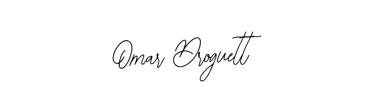 Use a signature maker to create a handwritten signature online. With this signature software, you can design (Bearetta-2O07w) your own signature for name Omar Droguett. Omar Droguett signature style 12 images and pictures png