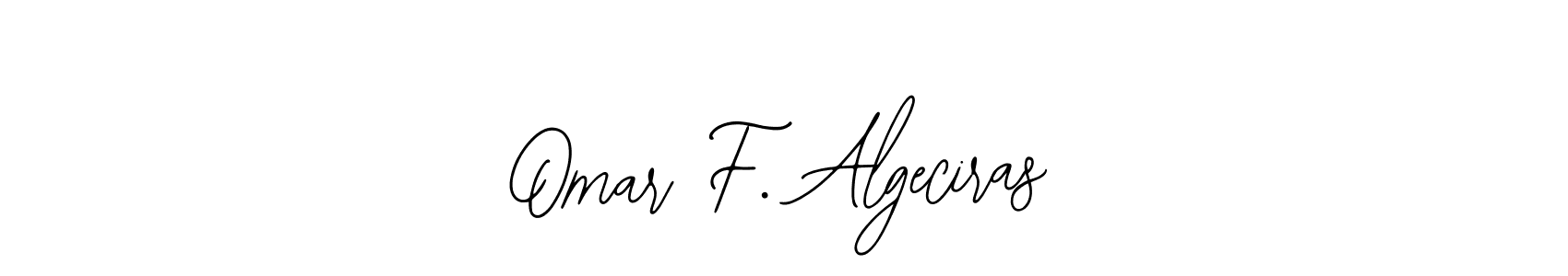 if you are searching for the best signature style for your name Omar F. Algeciras. so please give up your signature search. here we have designed multiple signature styles  using Bearetta-2O07w. Omar F. Algeciras signature style 12 images and pictures png
