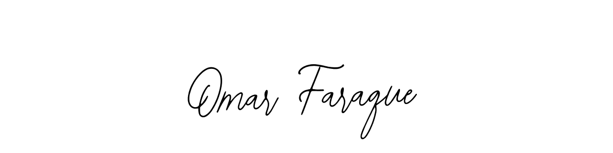 You should practise on your own different ways (Bearetta-2O07w) to write your name (Omar Faraque) in signature. don't let someone else do it for you. Omar Faraque signature style 12 images and pictures png