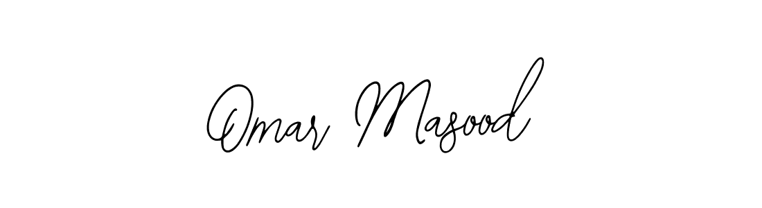 You should practise on your own different ways (Bearetta-2O07w) to write your name (Omar Masood) in signature. don't let someone else do it for you. Omar Masood signature style 12 images and pictures png