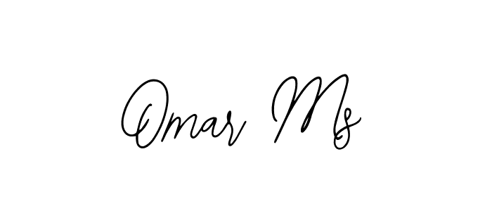 You should practise on your own different ways (Bearetta-2O07w) to write your name (Omar Ms) in signature. don't let someone else do it for you. Omar Ms signature style 12 images and pictures png