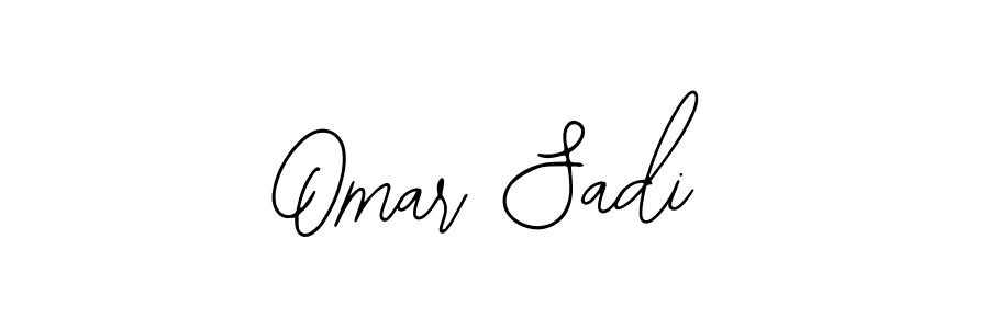 The best way (Bearetta-2O07w) to make a short signature is to pick only two or three words in your name. The name Omar Sadi include a total of six letters. For converting this name. Omar Sadi signature style 12 images and pictures png