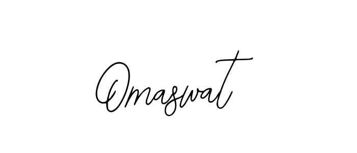 Use a signature maker to create a handwritten signature online. With this signature software, you can design (Bearetta-2O07w) your own signature for name Omaswat. Omaswat signature style 12 images and pictures png