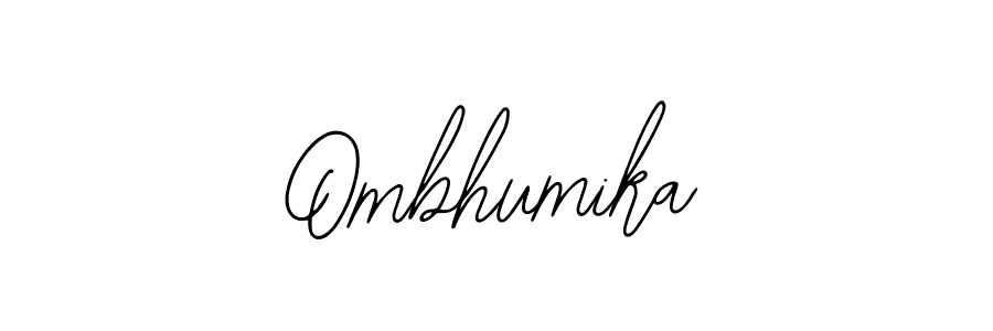 if you are searching for the best signature style for your name Ombhumika. so please give up your signature search. here we have designed multiple signature styles  using Bearetta-2O07w. Ombhumika signature style 12 images and pictures png