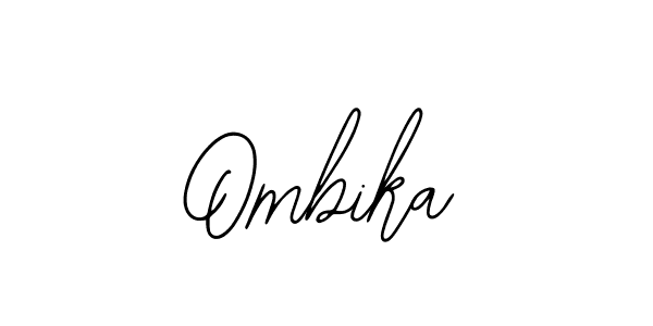 Make a beautiful signature design for name Ombika. With this signature (Bearetta-2O07w) style, you can create a handwritten signature for free. Ombika signature style 12 images and pictures png