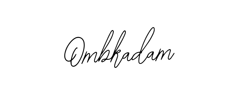 Make a beautiful signature design for name Ombkadam. With this signature (Bearetta-2O07w) style, you can create a handwritten signature for free. Ombkadam signature style 12 images and pictures png