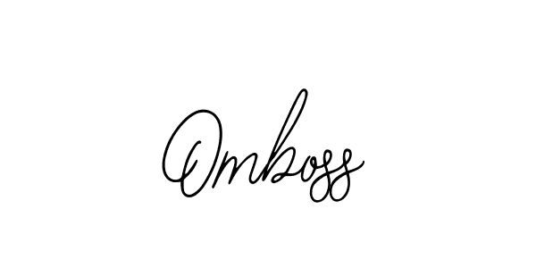 Bearetta-2O07w is a professional signature style that is perfect for those who want to add a touch of class to their signature. It is also a great choice for those who want to make their signature more unique. Get Omboss name to fancy signature for free. Omboss signature style 12 images and pictures png
