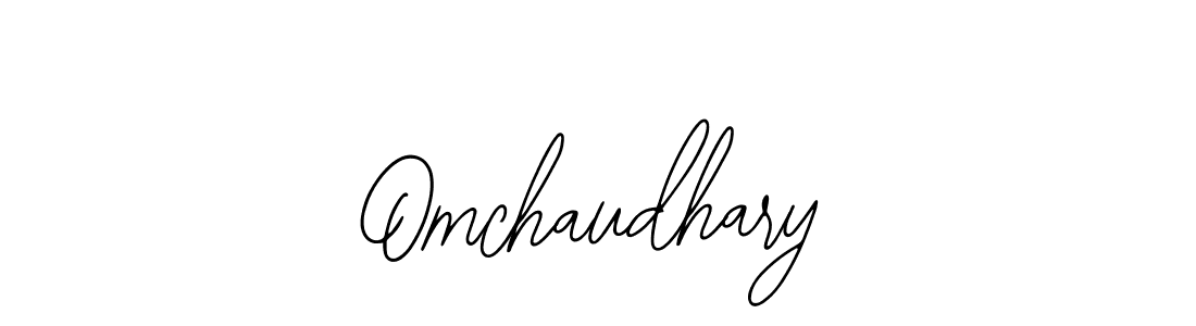 Use a signature maker to create a handwritten signature online. With this signature software, you can design (Bearetta-2O07w) your own signature for name Omchaudhary. Omchaudhary signature style 12 images and pictures png