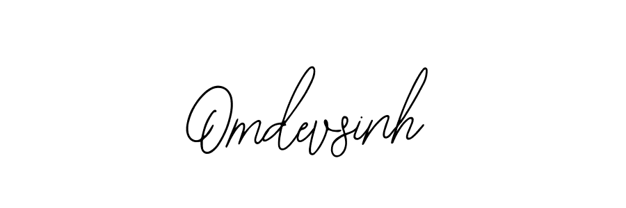 How to make Omdevsinh signature? Bearetta-2O07w is a professional autograph style. Create handwritten signature for Omdevsinh name. Omdevsinh signature style 12 images and pictures png