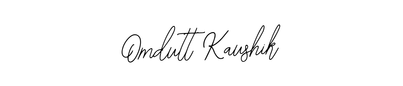 Design your own signature with our free online signature maker. With this signature software, you can create a handwritten (Bearetta-2O07w) signature for name Omdutt Kaushik. Omdutt Kaushik signature style 12 images and pictures png
