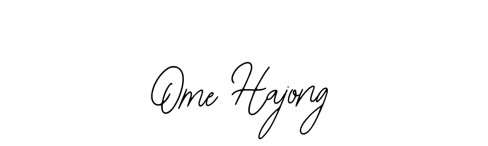 if you are searching for the best signature style for your name Ome Hajong. so please give up your signature search. here we have designed multiple signature styles  using Bearetta-2O07w. Ome Hajong signature style 12 images and pictures png