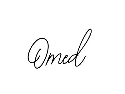 Use a signature maker to create a handwritten signature online. With this signature software, you can design (Bearetta-2O07w) your own signature for name Omed. Omed signature style 12 images and pictures png