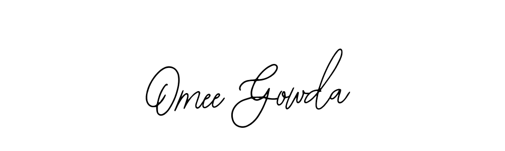 Omee Gowda stylish signature style. Best Handwritten Sign (Bearetta-2O07w) for my name. Handwritten Signature Collection Ideas for my name Omee Gowda. Omee Gowda signature style 12 images and pictures png