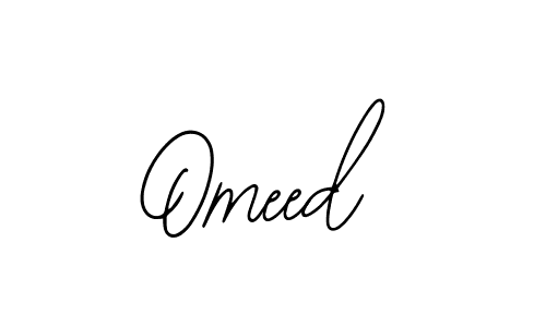 You should practise on your own different ways (Bearetta-2O07w) to write your name (Omeed) in signature. don't let someone else do it for you. Omeed signature style 12 images and pictures png