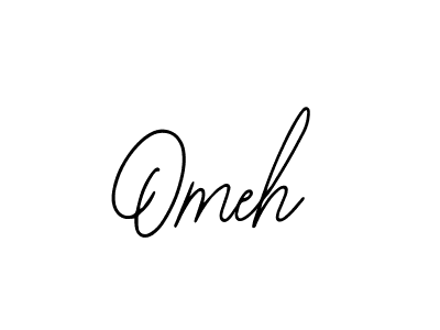 Use a signature maker to create a handwritten signature online. With this signature software, you can design (Bearetta-2O07w) your own signature for name Omeh. Omeh signature style 12 images and pictures png