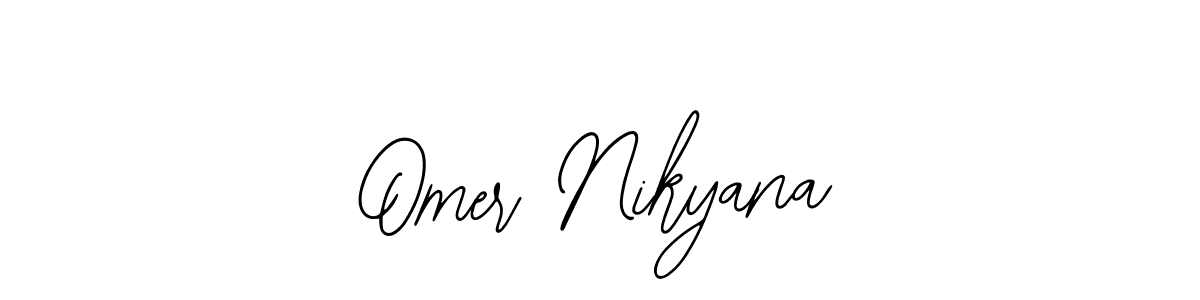 Use a signature maker to create a handwritten signature online. With this signature software, you can design (Bearetta-2O07w) your own signature for name Omer Nikyana. Omer Nikyana signature style 12 images and pictures png
