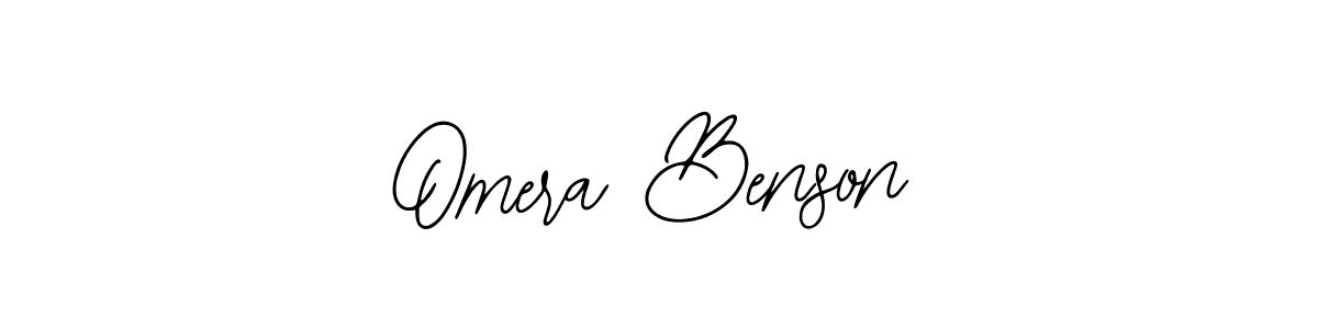How to make Omera Benson signature? Bearetta-2O07w is a professional autograph style. Create handwritten signature for Omera Benson name. Omera Benson signature style 12 images and pictures png