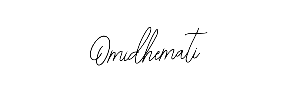 Design your own signature with our free online signature maker. With this signature software, you can create a handwritten (Bearetta-2O07w) signature for name Omidhemati. Omidhemati signature style 12 images and pictures png