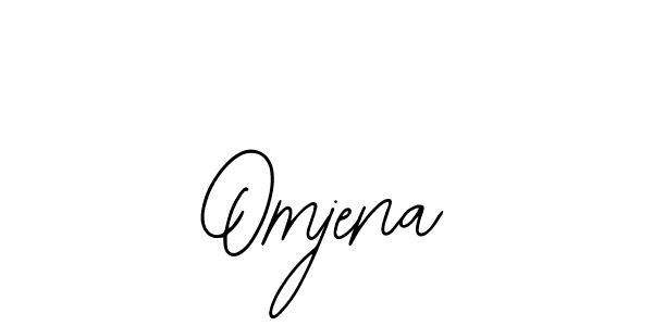 The best way (Bearetta-2O07w) to make a short signature is to pick only two or three words in your name. The name Omjena include a total of six letters. For converting this name. Omjena signature style 12 images and pictures png