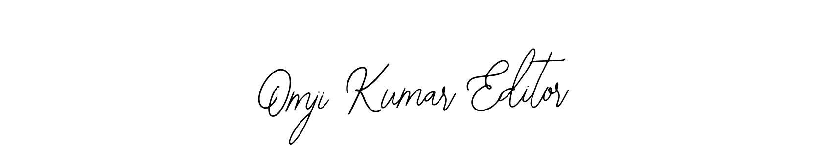 How to make Omji Kumar Editor signature? Bearetta-2O07w is a professional autograph style. Create handwritten signature for Omji Kumar Editor name. Omji Kumar Editor signature style 12 images and pictures png