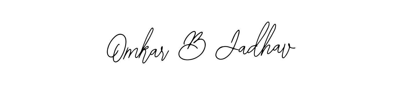 This is the best signature style for the Omkar B Jadhav name. Also you like these signature font (Bearetta-2O07w). Mix name signature. Omkar B Jadhav signature style 12 images and pictures png