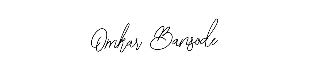 Omkar Bansode stylish signature style. Best Handwritten Sign (Bearetta-2O07w) for my name. Handwritten Signature Collection Ideas for my name Omkar Bansode. Omkar Bansode signature style 12 images and pictures png